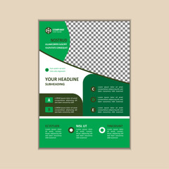 Modern Multipurpose Flyer Template - Fully Editable and Print Ready, A4 Size With Bleed.