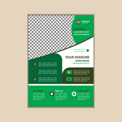 Modern Multipurpose Flyer Template - Fully Editable and Print Ready, A4 Size With Bleed.