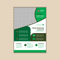 Modern Multipurpose Flyer Template - Fully Editable and Print Ready, A4 Size With Bleed.