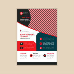 Modern Multipurpose Flyer Template - Fully Editable and Print Ready, A4 Size With Bleed.