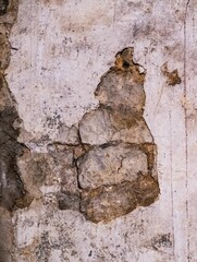 Closeup of old stony wall