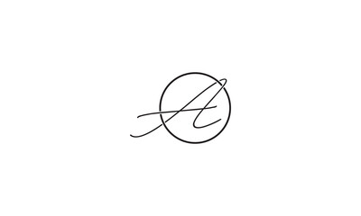 Fototapeta premium A letter logo