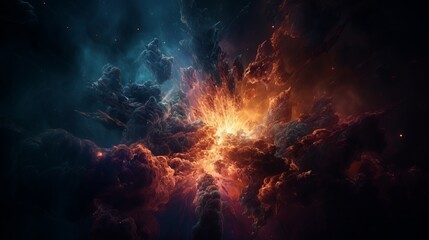 colorful galaxy, a lot of mysteries in it - AI Generated