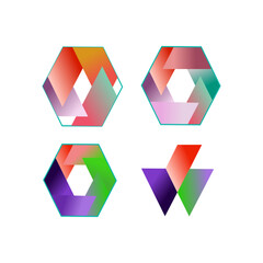 set Infographic Element with icon and  Options for  Business traphic or info