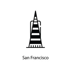 San Francisco icon. Suitable for Web Page, Mobile App, UI, UX and GUI design.