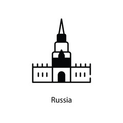 Russia icon. Suitable for Web Page, Mobile App, UI, UX and GUI design.