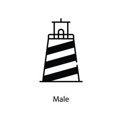 Male icon. Suitable for Web Page, Mobile App, UI, UX and GUI design.