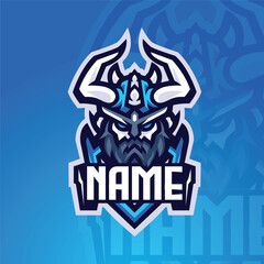 Skull King Gaming Mascot Logo