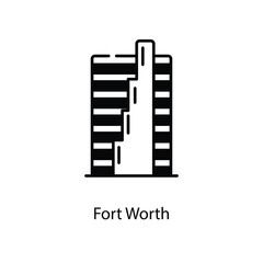 Fort Worth icon. Suitable for Web Page, Mobile App, UI, UX and GUI design.