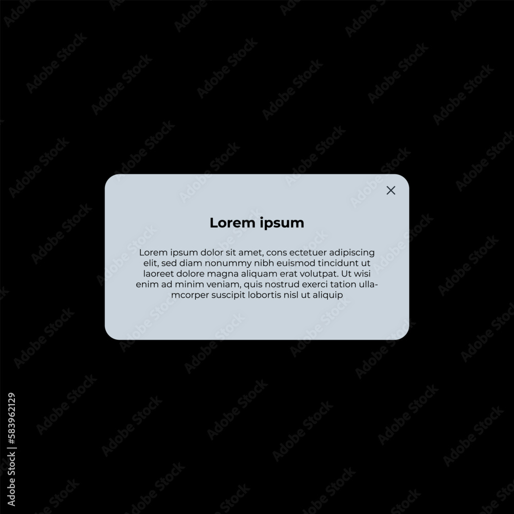Poster notification boxes template. smartphone message interface. iphone notification boxes template. smart