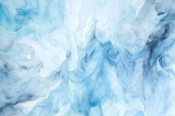 Abstract painted blue color watercolor background.generative ai