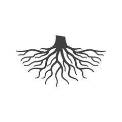 root logo icon design vector