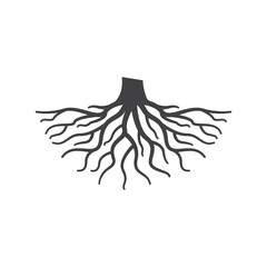 root logo icon design vector