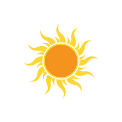 Naklejka na ściany i meble sun logo icon design vector