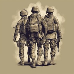 Military Forces Stay we always stick together