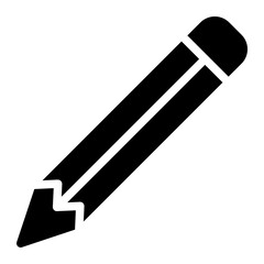 pencil glyph icon