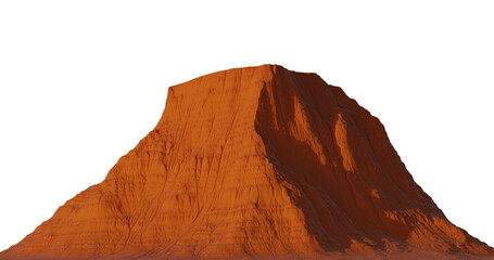 3D renders - mountains - landscapes - isolated PNG images