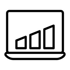 data analytics line icon