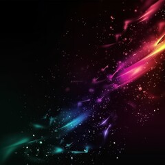 Glow particle abstract background