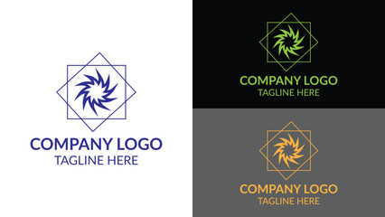 abstract  company  vector logo design fully editable high quality. 100% text editable.