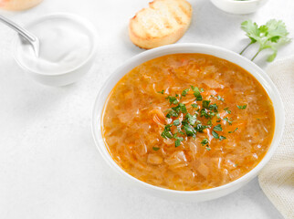 Cabbage (sauerkraut) soup