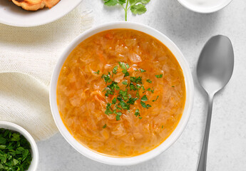 Cabbage (sauerkraut) soup
