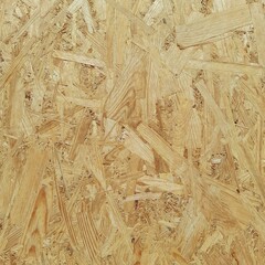 OSB board, chipboard texture background, template. Oriented strand board, plywood, pressed wood chips, compressed sawdust close-up.
