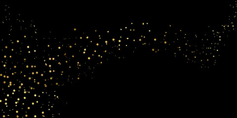 luxury sparkling, gold confetti,Gold sparkle ,splatter border,Gold Foil Frame Gold brush stroke on transparent background