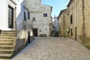 Fototapeta na wymiar The ancient city of Bovino, Italy.
