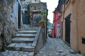 The italian village of Pietravairano.