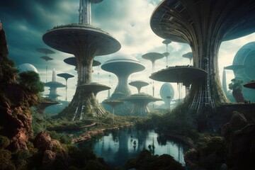 Alien Cities. Generative AI.