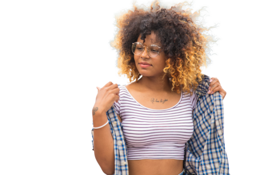 girl outdoors smiling