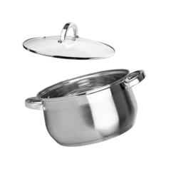 Fotobehang iron pan on a white background © Rihanna