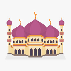 mosque illustration vector