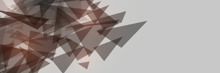 Abstract colorful triangles geometric background.  With place for your content.