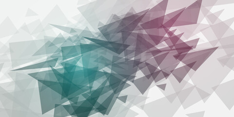 Abstract Colorful Triangles Background for Business Presentation.