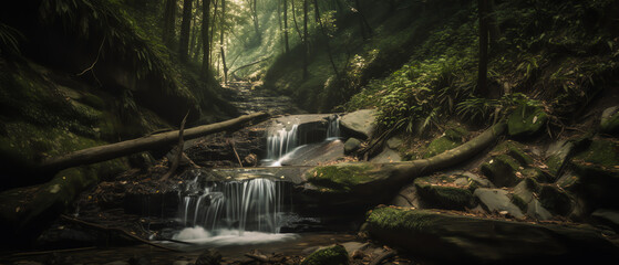 Waterfall in the Forest