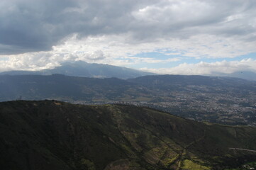 clouds over the mountain