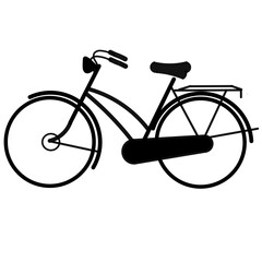 Fototapeta premium bicycle silhouette