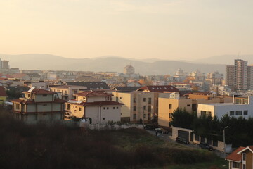 Obraz premium Cluj-Napoca skyline seen from Feleac hill