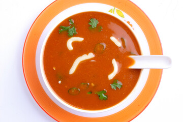 tomato soup with basil