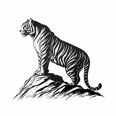 Tiger Tattoo. Generative AI