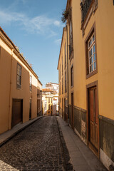 Calle del pueblo de La Orotava, Tenerife. Islas Canarias. 