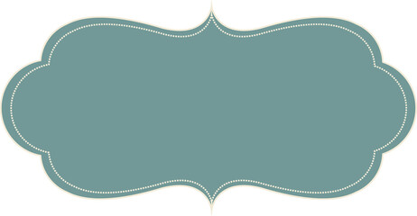 Fototapeta premium Vintage frames illustration, Transparent background