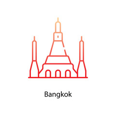 Bangkok icon. Suitable for Web Page, Mobile App, UI, UX and GUI design.