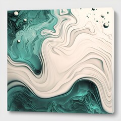 Generative AI abstract ocean with natural colors