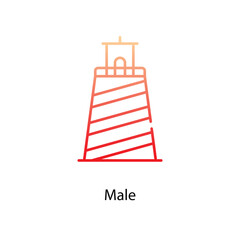 Male icon. Suitable for Web Page, Mobile App, UI, UX and GUI design.