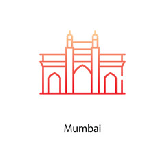 Mumbai icon. Suitable for Web Page, Mobile App, UI, UX and GUI design.