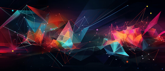 Multicolored Abstract Modern Background