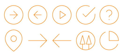 arrows icon icones de flexas